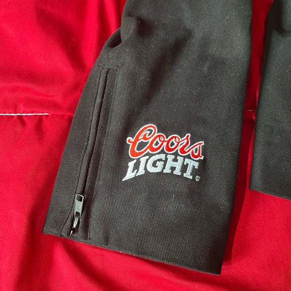 Vintage Sterling Martin Coors Light NASCAR Jacket Men Size XL Chase Authentic 40 - Picture 4 of 15